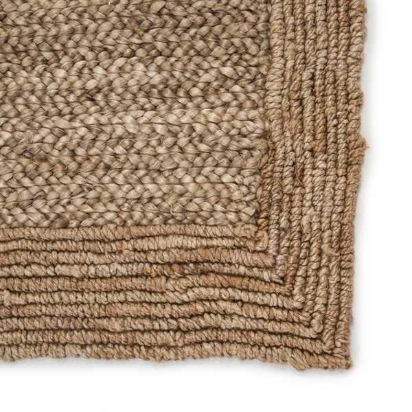 Aboo Natural Solid Beige Area Rug image 2