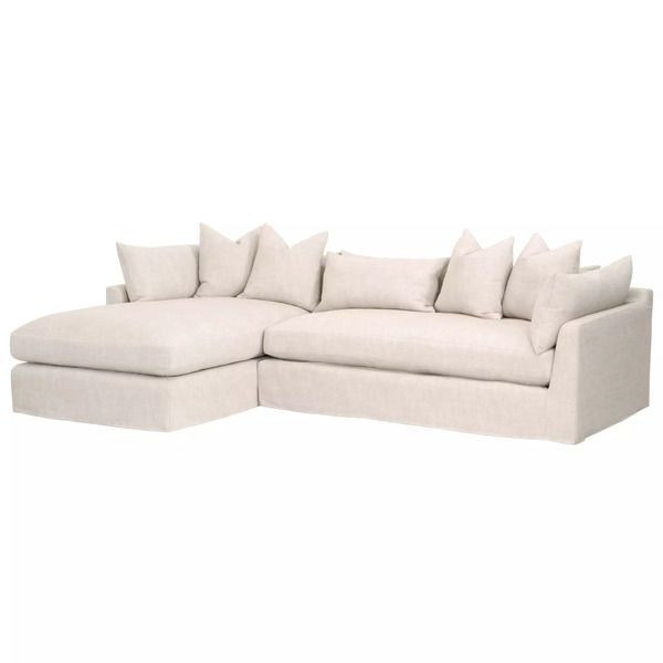 Haven 110" Lounge Slipcover Sofa image 2