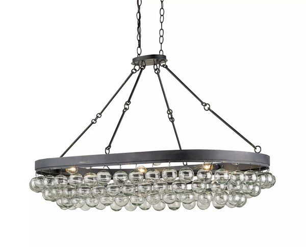 Product Image 2 for Balthazar Oval Chandelier from Currey & Company