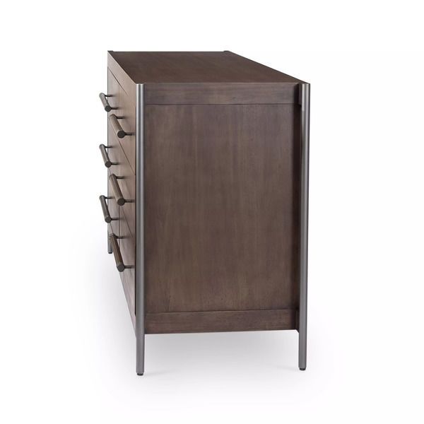 Product Image 3 for Jordan 6 Drawer Dresser Warm Brown from Four Hands