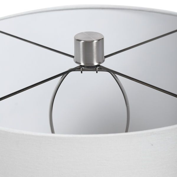 Azariah White Crackle Table Lamp image 14