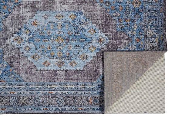 Product Image 3 for Armant Azure Blue / Light Gray Rug from Feizy Rugs
