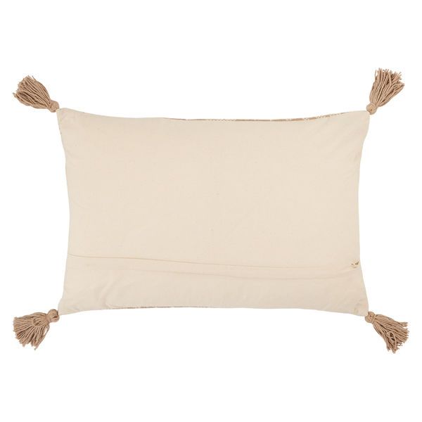 Product Image 1 for Razili Taupe/ Cream Tribal Down Lumbar Pillow from Jaipur 