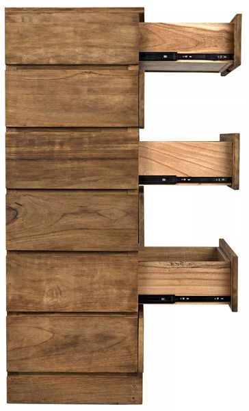 Product Image 2 for Monolith Tallboy, Distressed Teak from Noir