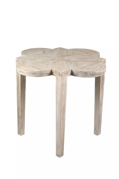 Reclaimed Lumber Quatre Feuille Side Table image 1
