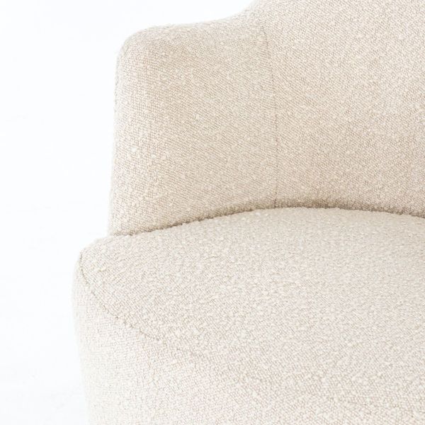 Product Image 6 for Aurora Small Knoll Natural Round Swivel Accent Chair  from Four Hands