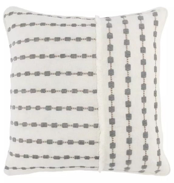 Product Image 2 for Katia Ivory/Gray Pillow (Set Of 2) from Classic Home Furnishings