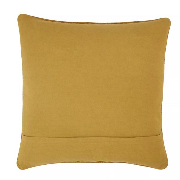 Sagira Tribal Gold/ Dark Gray Throw Pillow 22 inch image 2
