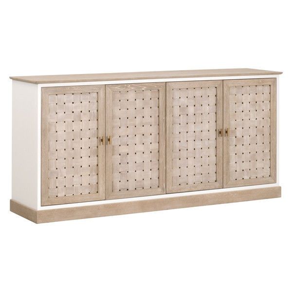 Product Image 4 for Weave Woven Oak Media Sideboard from Essentials for Living