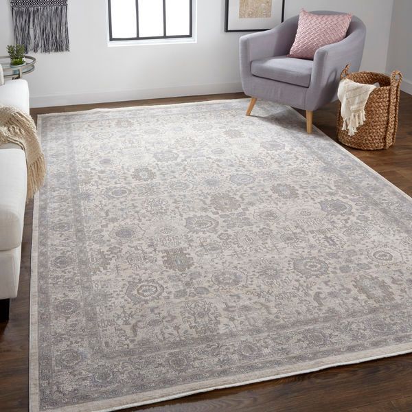 Product Image 6 for Marquette Beige / Gray Traditional Area Rug - 12' x 15' from Feizy Rugs