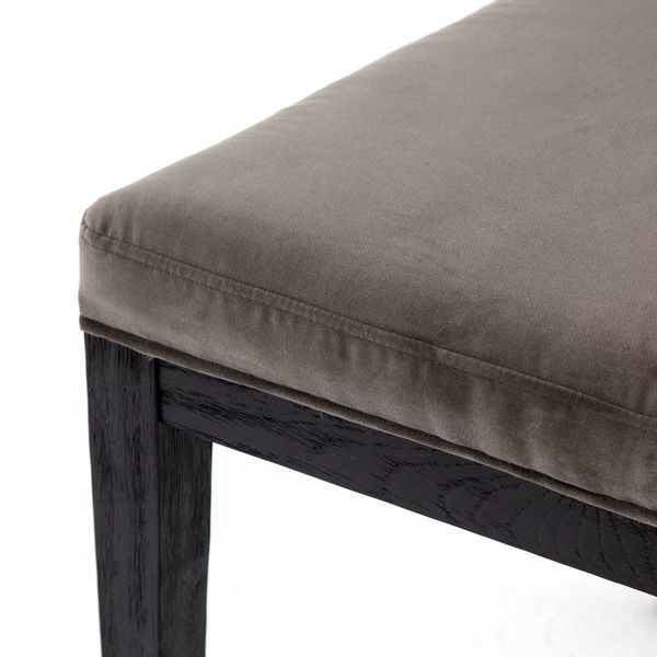 Product Image 4 for Sara Dining Chair Washed Velvet Grey from Four Hands