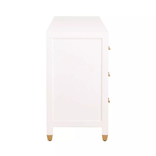 Product Image 4 for Stella 6 Drawer Double White Wood Dresser from Essentials for Living