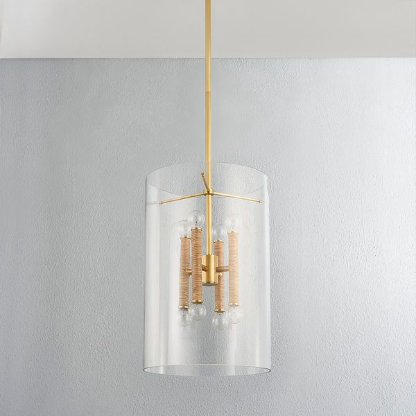 Product Image 4 for Barlow 8-Light Lantern - Aged Brass from Hudson Valley