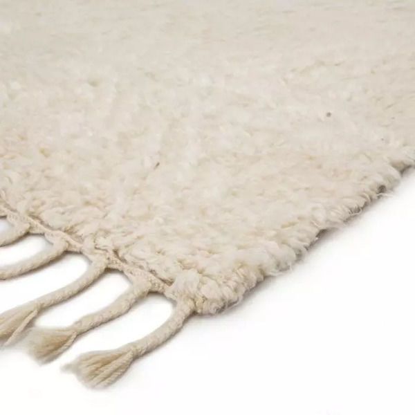 Product Image 4 for Akka Hand Knotted Solid Cream Area Rug from Jaipur 