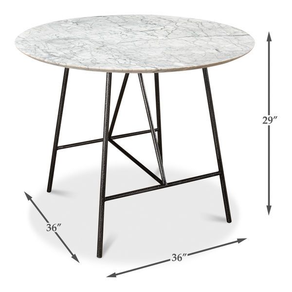 Product Image 1 for Portofino Cafe Table from Sarreid Ltd.
