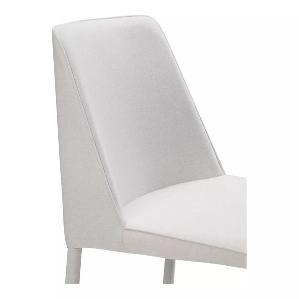Nora Fabric Dining Chair Light Grey Set Of Two image 5