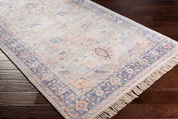 Product Image 3 for Sivas Pale Pink / Dark Blue Rug from Surya