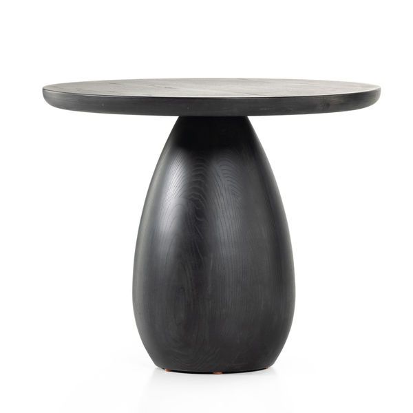 Merla Wood End Table-Tall-Black Wash Ash image 3