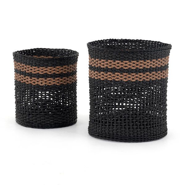 Product Image 5 for Naida Outdoor Baskets, Set Of 2 Natural from Four Hands