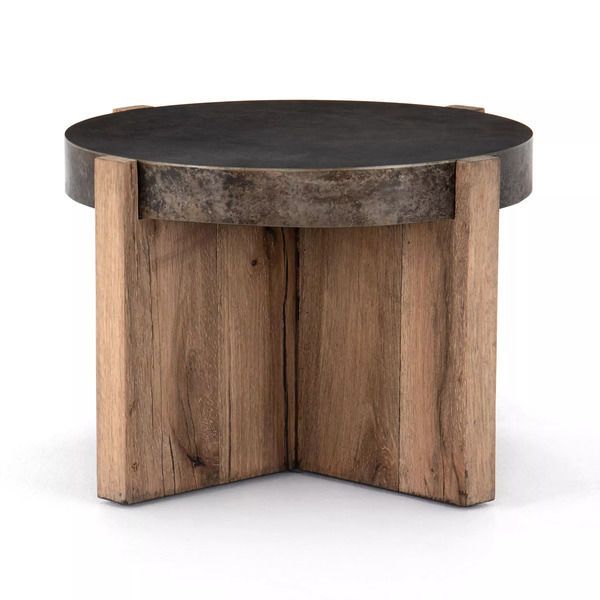 Bingham End Table Rustic Oak image 3