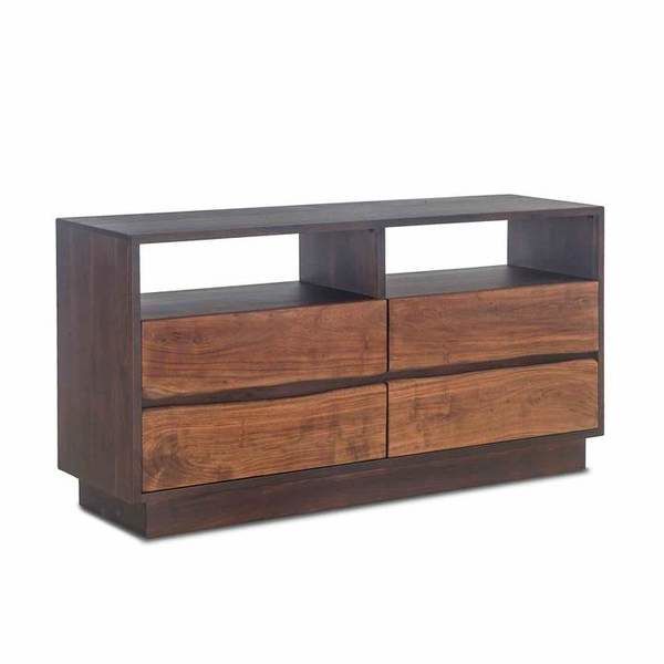 Product Image 3 for Palermo Acacia Wood Live Edge Dresser In Raw Walnut Finish from World Interiors