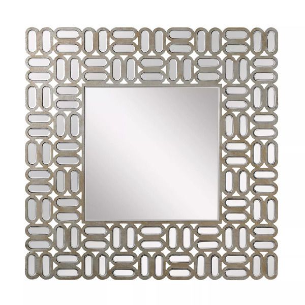 Product Image 1 for Square Alternating Oblong Mirror from Elk Home