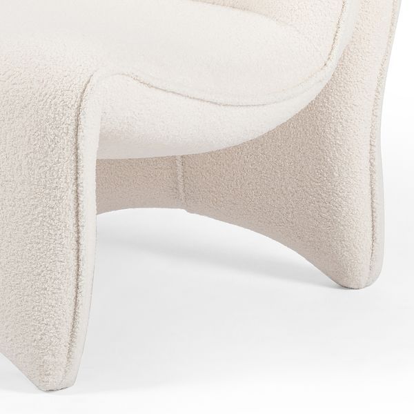 Product Image 4 for Bridgette Shearling Small Accent Chair - Cardiff Cream from Four Hands