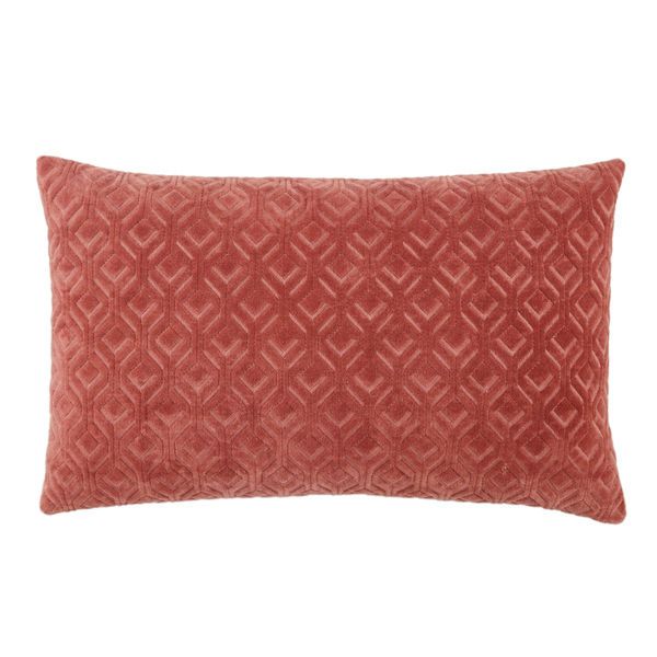Product Image 3 for Colinet Trellis Dark Pink/ Pink Lumbar Pillow from Jaipur 
