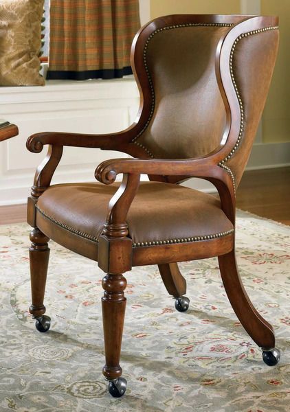 Product Image 2 for Waverly Place Tall Back Castered Game Chair from Hooker Furniture