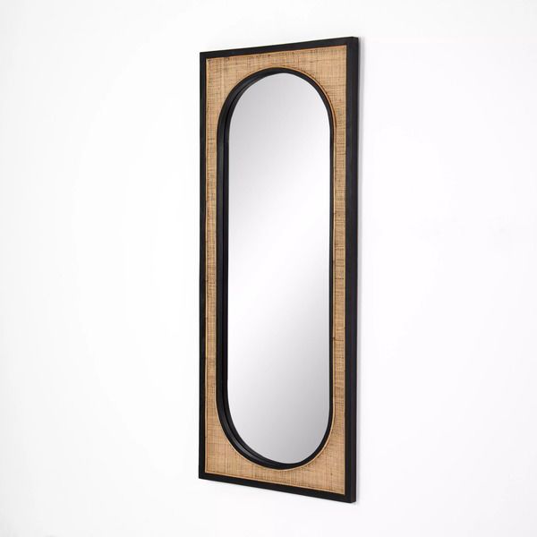 Product Image 1 for Candon Floor Mirror Ebony Black from Four Hands