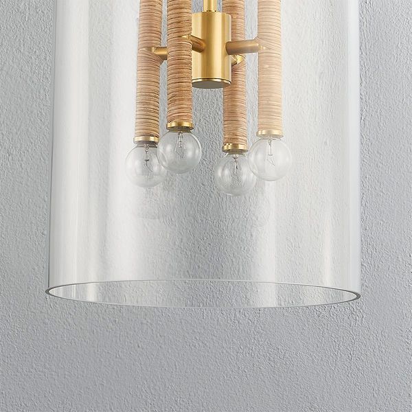 Product Image 3 for Barlow 8-Light Lantern - Aged Brass from Hudson Valley