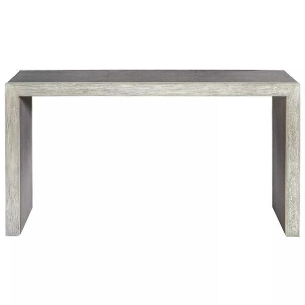 Aerina Aged Gray Console Table image 1
