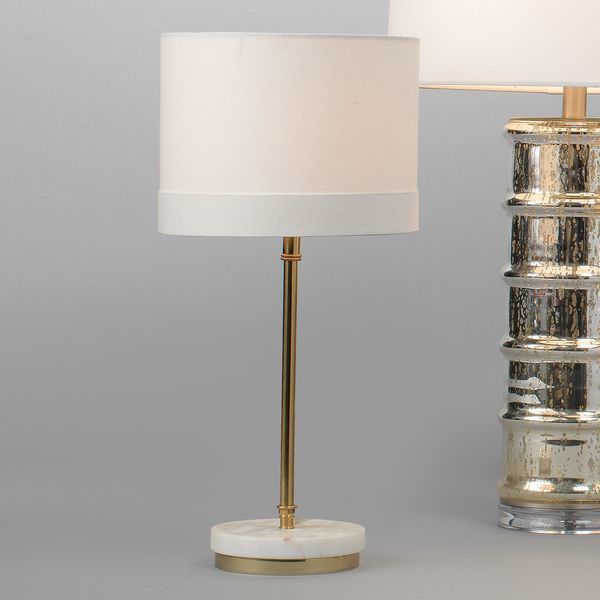 Grace Brass & Marble Table Lamp image 3