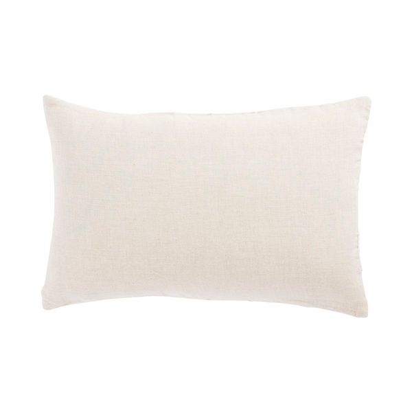Casino Beige/ Ivory Geometric Throw Pillow 16X24 inch by Nikki Chu image 2