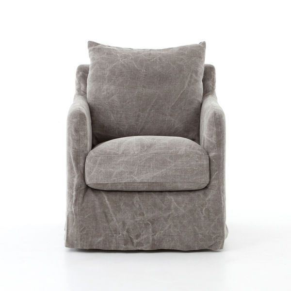 Product Image 8 for Banks Swivel Chair - Stonewash Heavy Jt Tp from Four Hands