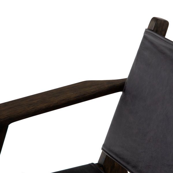 Product Image 7 for Rivers Leather Sling Chair - Sonoma Black from Four Hands