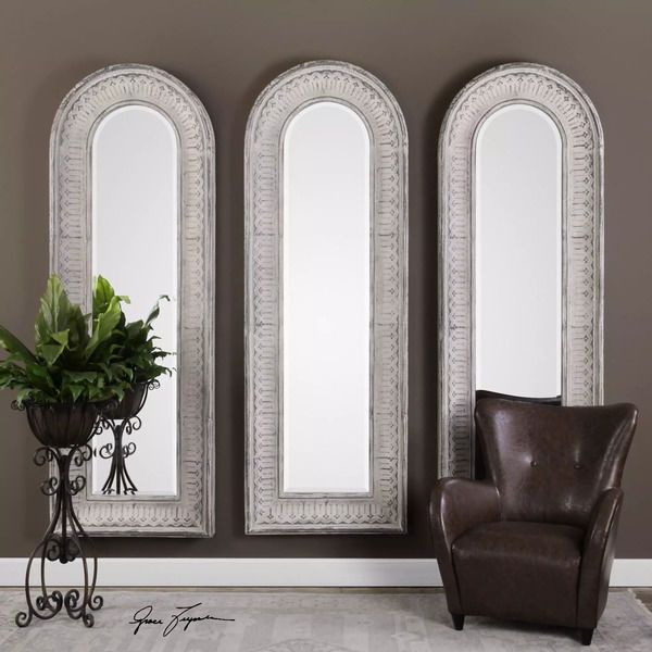 Product Image 1 for Uttermost Argenton Aged Gray Arch Mirror from Uttermost