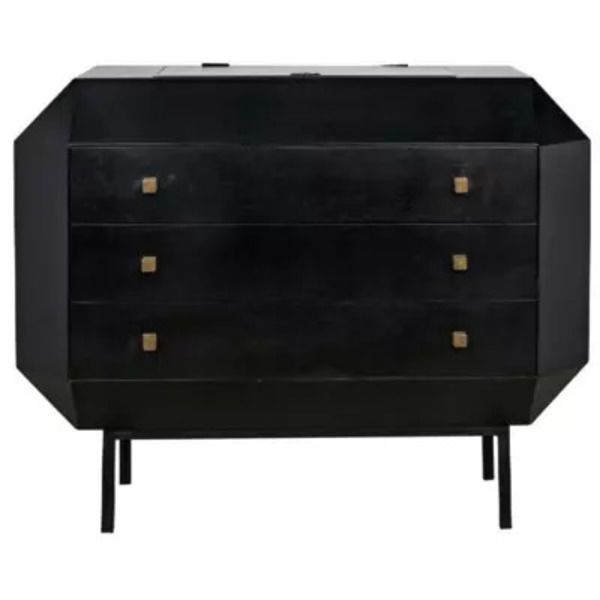 Product Image 6 for Rhiana Black Wood Dresser from Noir