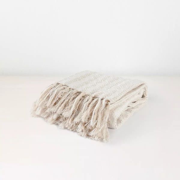 Product Image 1 for Louis Natural/Ivory Throw (Set Of 2) from Classic Home Furnishings