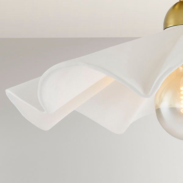 Product Image 6 for Maisie 1-Light Ruffled Ceramic Pendant from Mitzi