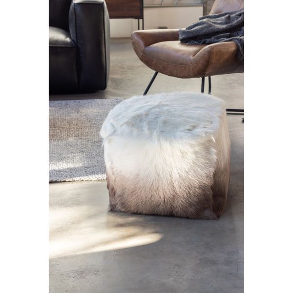 Product Image 7 for Goat Fur Pouf from Moe's