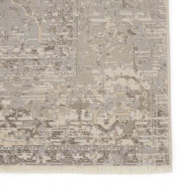 Product Image 6 for Lourdes Trellis Gray/ Cream Rug from Jaipur 