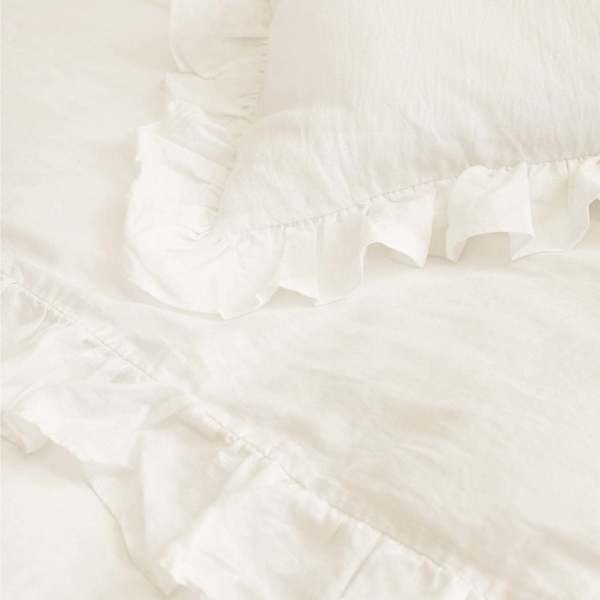 Product Image 3 for Charlie Linen Euro Sham  - Cream from Pom Pom at Home