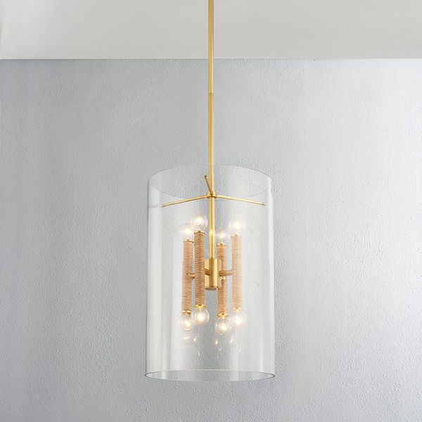 Product Image 5 for Barlow 8-Light Lantern - Aged Brass from Hudson Valley