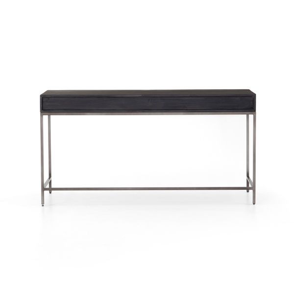 Product Image 13 for Trey Modular Writing Desk - Black Wash Poplar from Four Hands