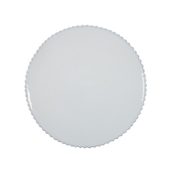 Product Image 1 for Pearl Scalloped Ceramic Stoneware Charger Plate, Set of 6 - White from Costa Nova