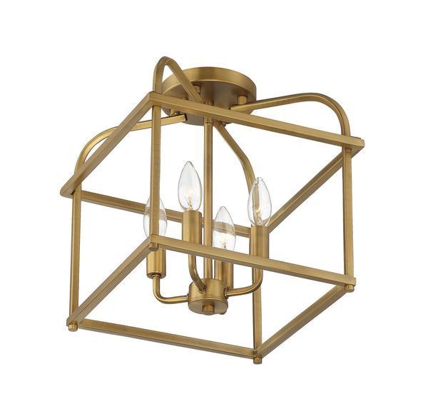 Product Image 6 for Audrey 4 Light Semi Flush from Savoy House 