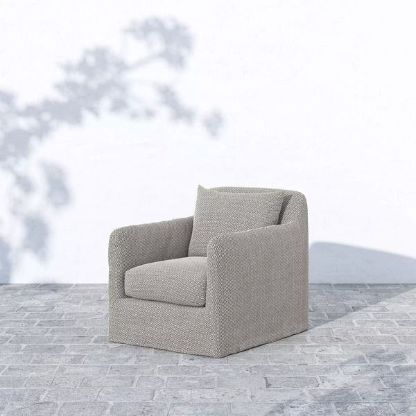 Dade Outdoor Swivel Chair image 2