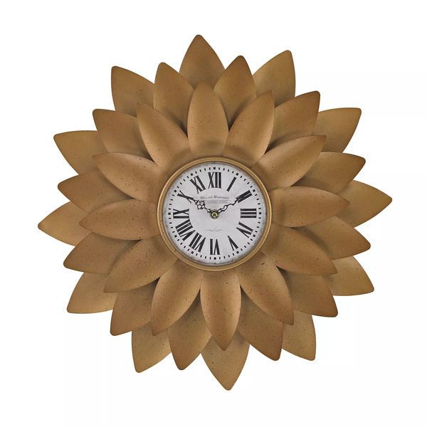 Product Image 1 for Gold Petal Wall Clock from Elk Home