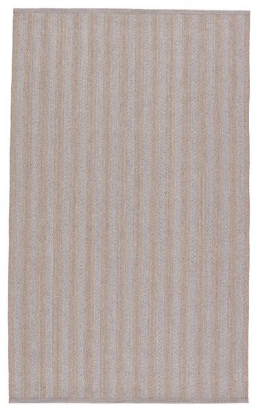Topsail Indoor/ Outdoor Striped Gray/ Taupe Rug image 1